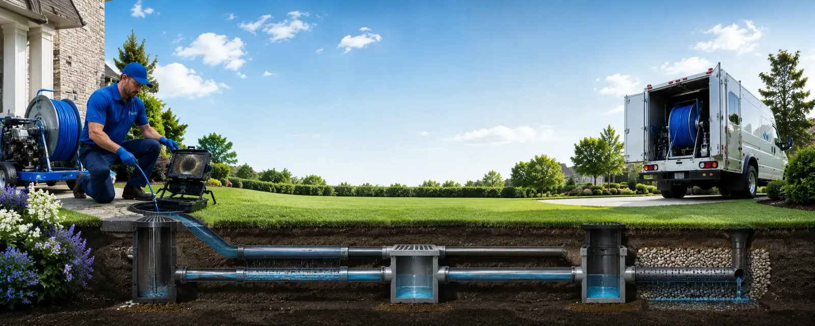 Outdoor drain cleaning information for Landisville, NJ